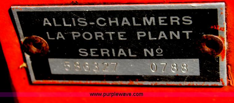 image for item G4624 Allis-Chalmers 630 corn header