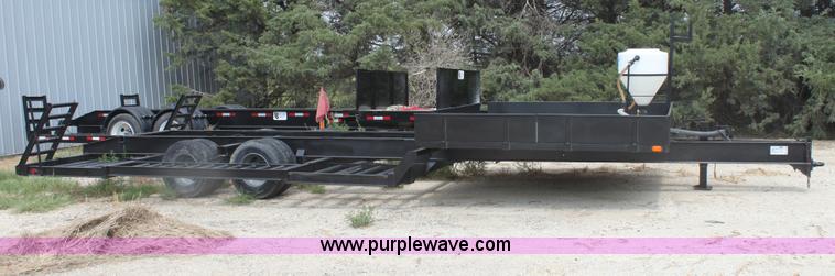 image for item G4630 Shop built 33' combine trailer