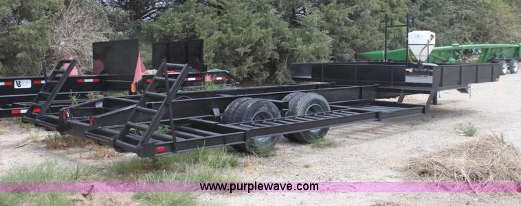 image for item G4630 Shop built 33' combine trailer