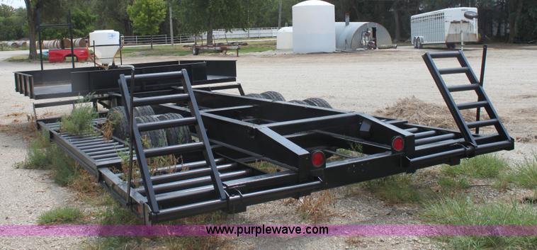 image for item G4630 Shop built 33' combine trailer