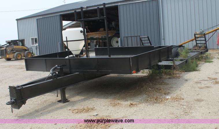 image for item G4630 Shop built 33' combine trailer