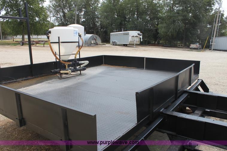 image for item G4630 Shop built 33' combine trailer