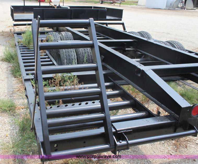 image for item G4630 Shop built 33' combine trailer