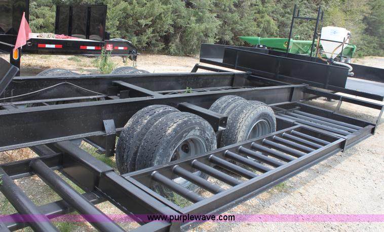 image for item G4630 Shop built 33' combine trailer