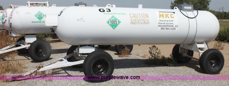 image for item G4637 1,000 gallon anhydrous ammonia tank