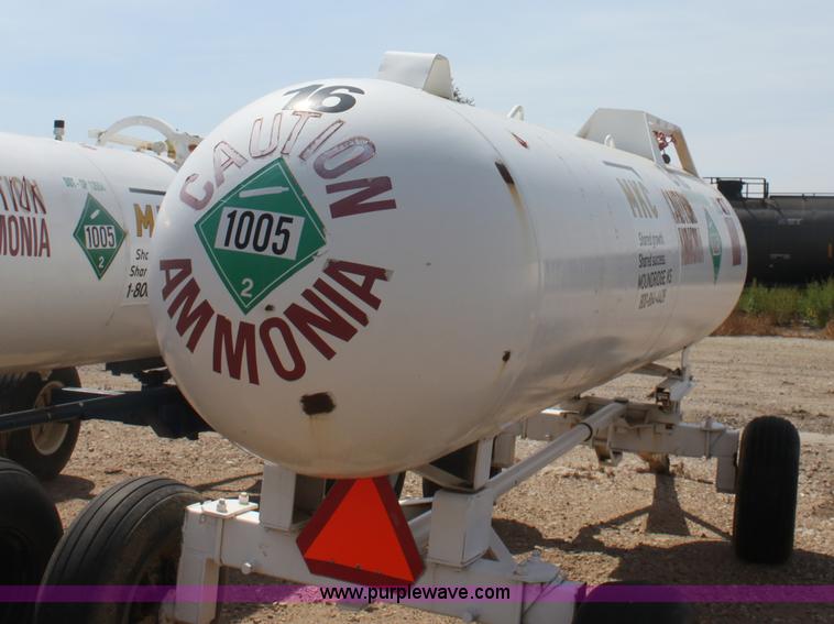 image for item G4658 1,000 gallon anhydrous ammonia tank