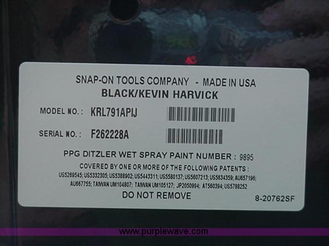 image for item B1462 Snap-On top box double bank toolbox