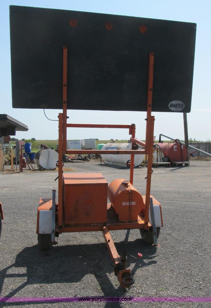 image for item B2838 Dietz portable directional traffic signal