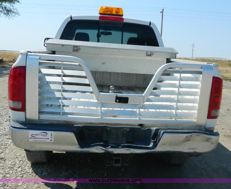 image for item B3837 2003 Dodge Ram 2500 Quad Cab pickup truck