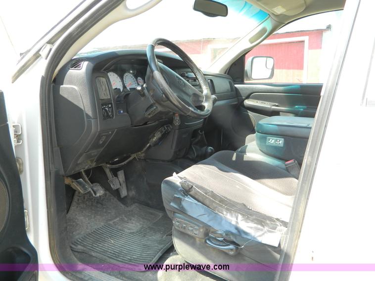 image for item B3837 2003 Dodge Ram 2500 Quad Cab pickup truck