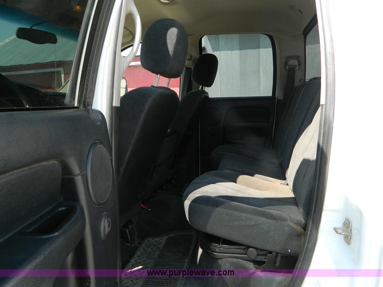 image for item B3837 2003 Dodge Ram 2500 Quad Cab pickup truck