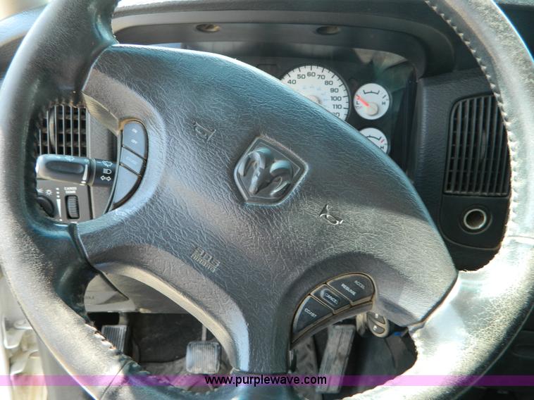 image for item B3837 2003 Dodge Ram 2500 Quad Cab pickup truck