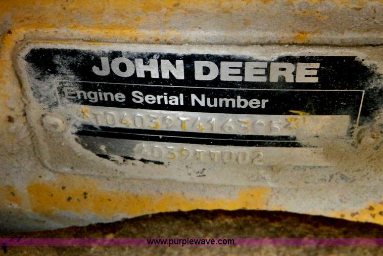 image for item B3841 1993 John Deere 310D backhoe