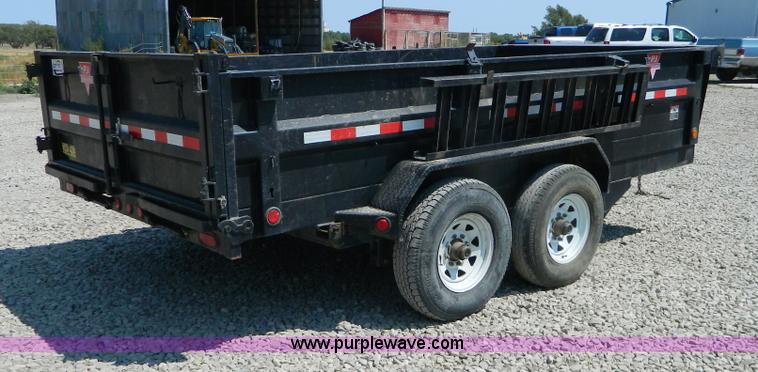 image for item B3843 2009 PJ 14' dump trailer