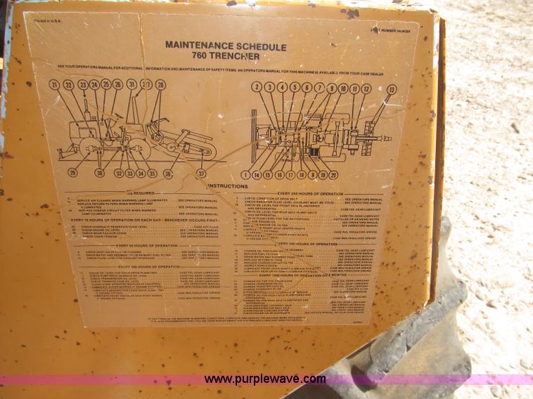 image for item B5204 1991 Case trencher