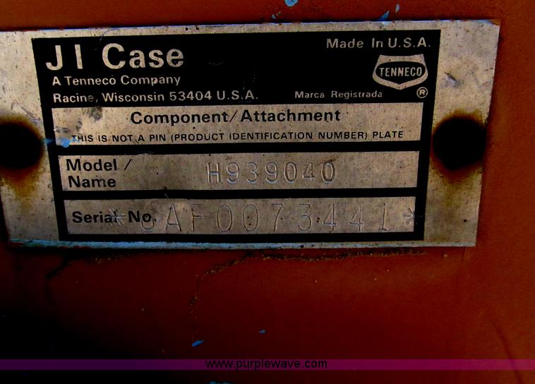 image for item B5204 1991 Case trencher