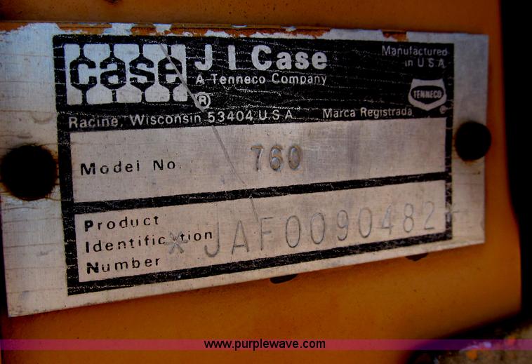 image for item B5204 1991 Case trencher