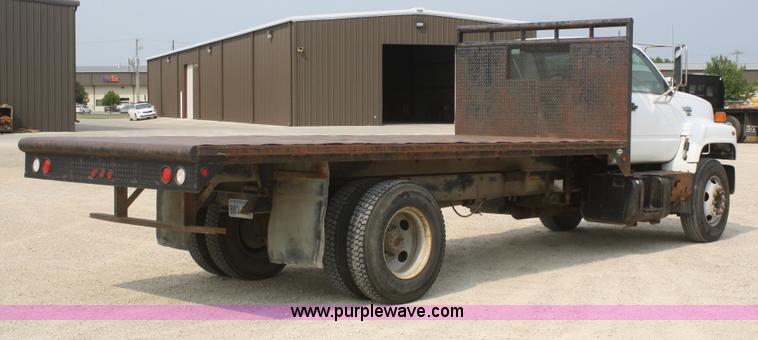 image for item B6960 1995 GMC TopKick flatbed dump truck