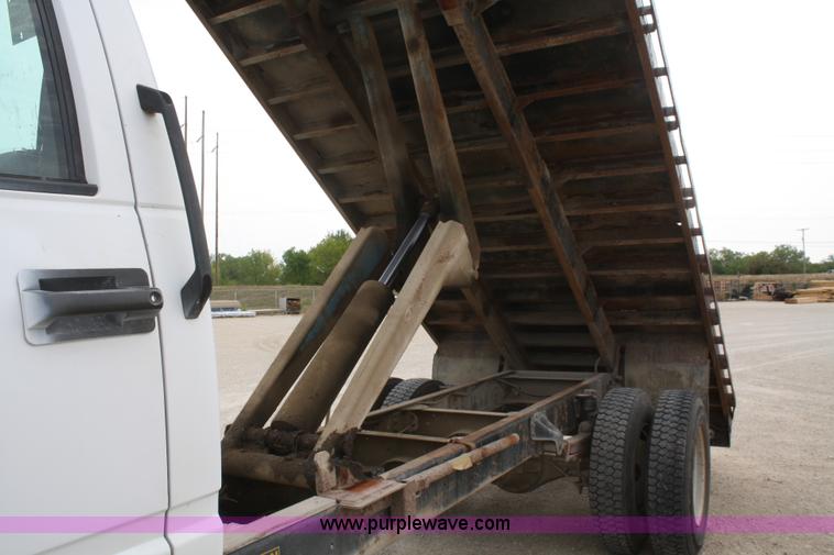 image for item B6960 1995 GMC TopKick flatbed dump truck