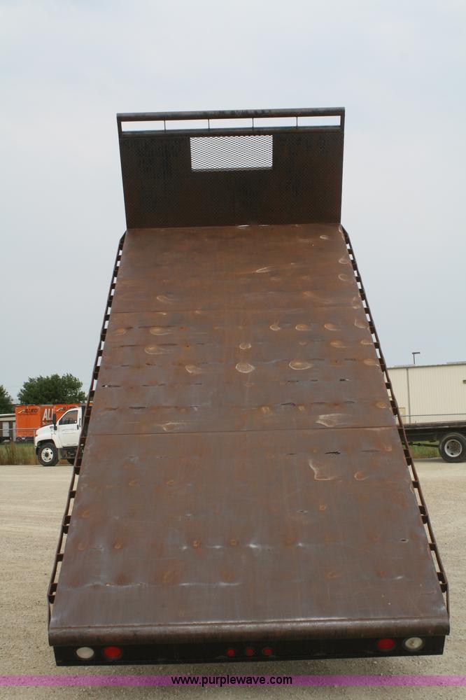 image for item B6960 1995 GMC TopKick flatbed dump truck