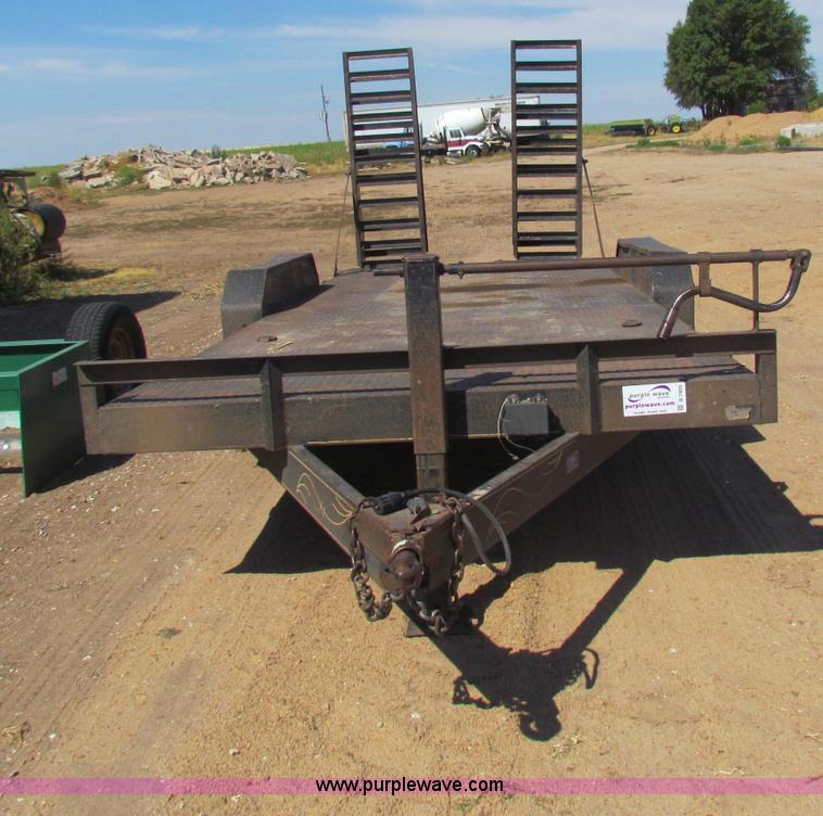 image for item B7409 2003 Top 3 18' equipment trailer