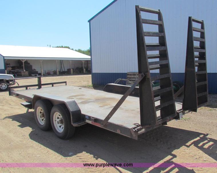 image for item B7409 2003 Top 3 18' equipment trailer