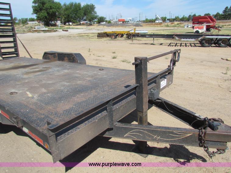 image for item B7409 2003 Top 3 18' equipment trailer