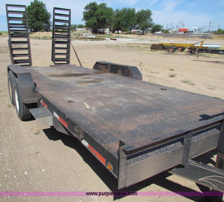 image for item B7409 2003 Top 3 18' equipment trailer