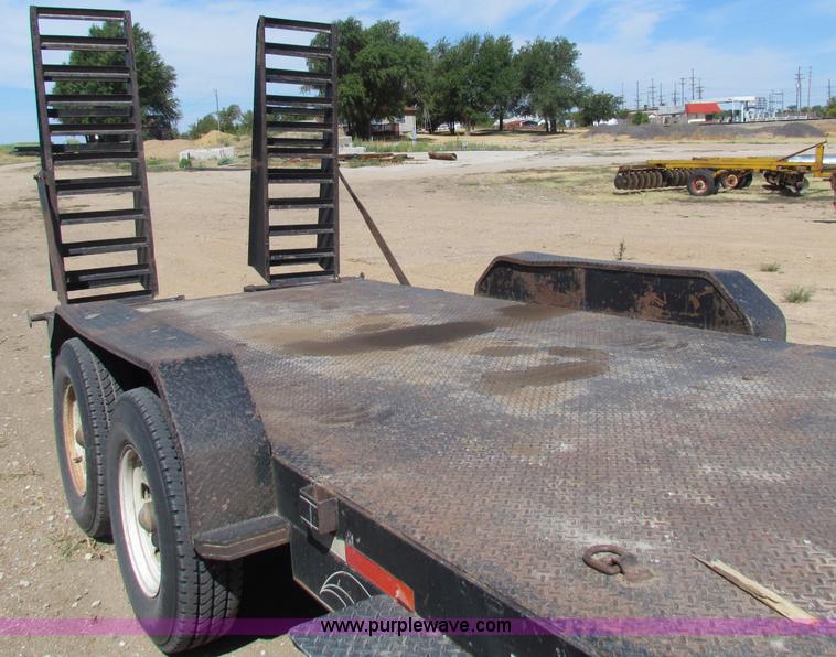 image for item B7409 2003 Top 3 18' equipment trailer