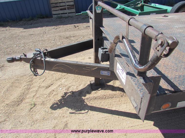 image for item B7409 2003 Top 3 18' equipment trailer
