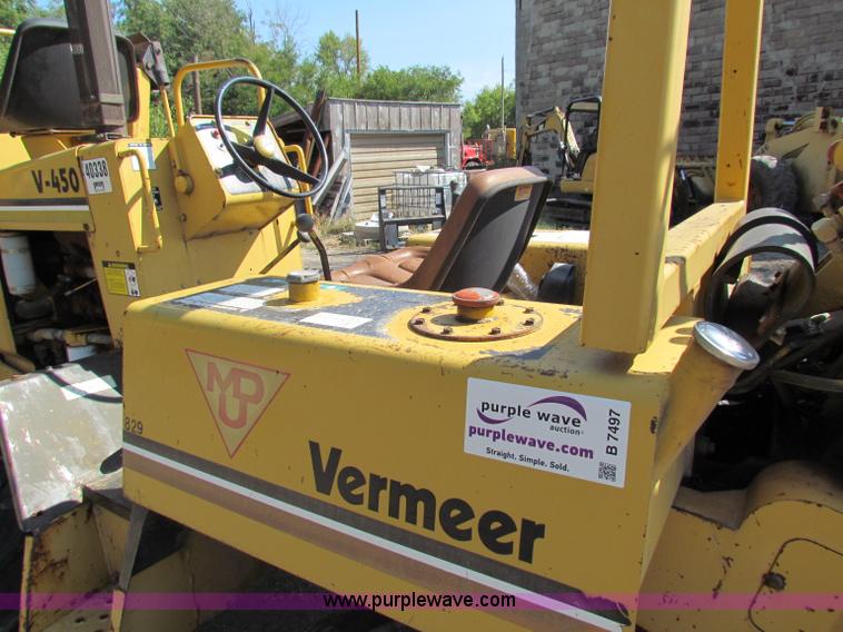 image for item B7497 Vermeer V450 trencher/backhoe
