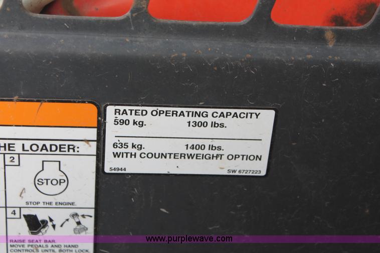 image for item C2772 2007 Bobcat S130 skid steer