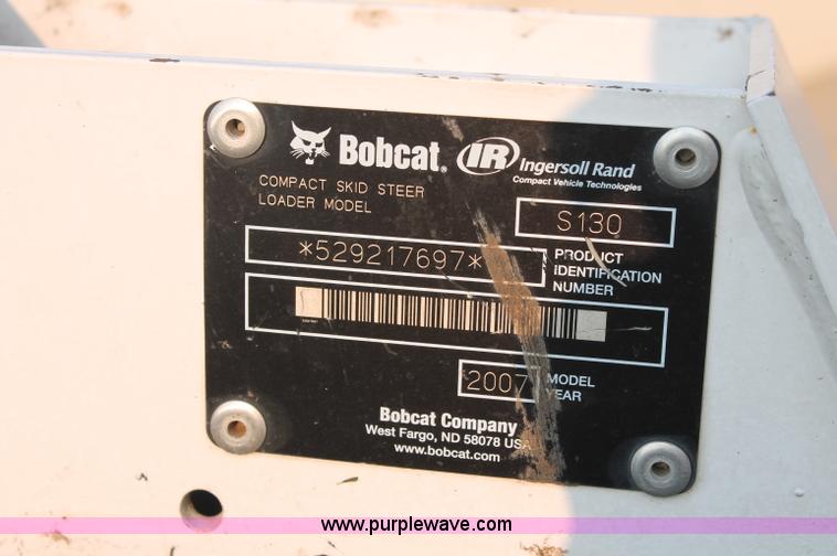 image for item C2772 2007 Bobcat S130 skid steer