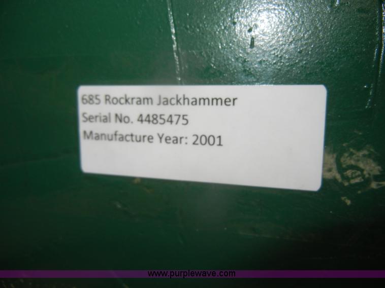 image for item D4458 2001 Rockram 685 jackhammer