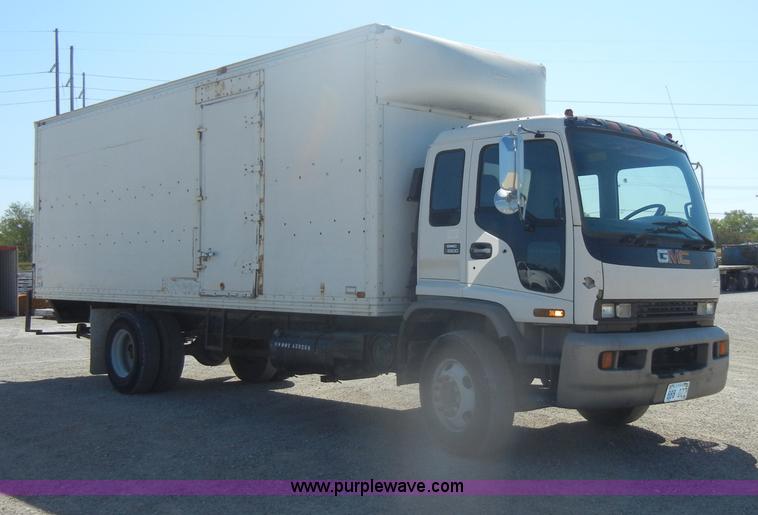 image for item D4602 1997 GMC T6500 box truck