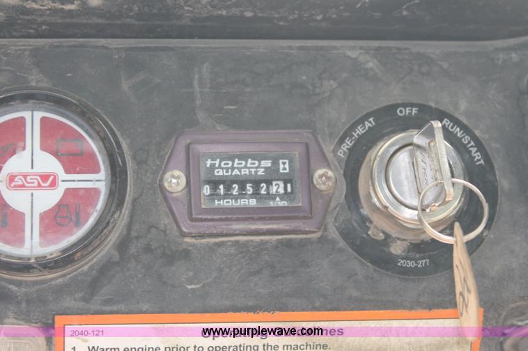 image for item E2035 2007 ASV PT100 track skid steer