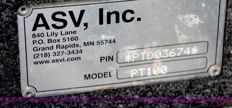image for item E2035 2007 ASV PT100 track skid steer