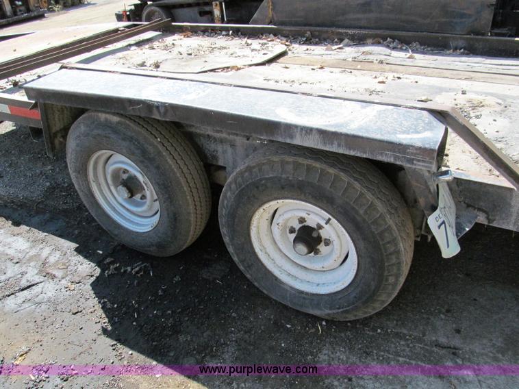 image for item E2039 1994 shop built 16' equipment trailer