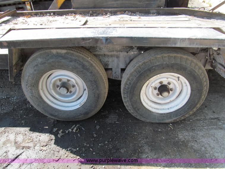 image for item E2039 1994 shop built 16' equipment trailer