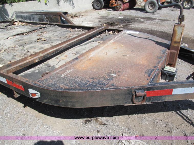 image for item E2039 1994 shop built 16' equipment trailer