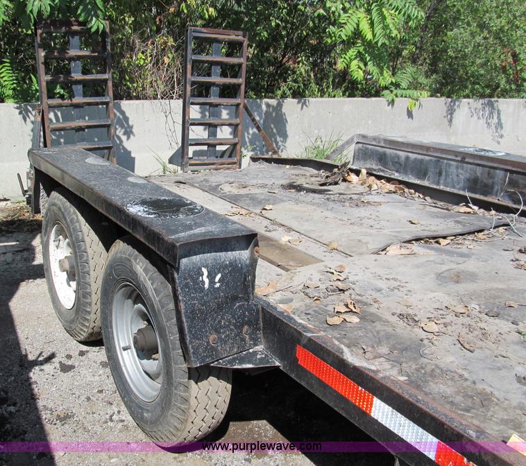 image for item E2039 1994 shop built 16' equipment trailer