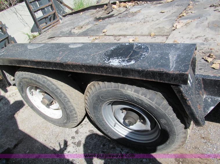 image for item E2039 1994 shop built 16' equipment trailer