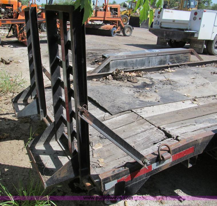 image for item E2039 1994 shop built 16' equipment trailer