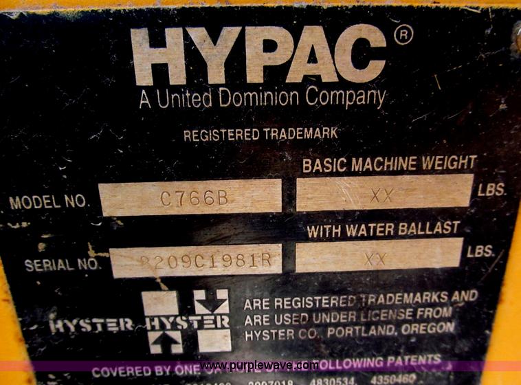 image for item E2042 Hypac C766B articulating vibratory roller