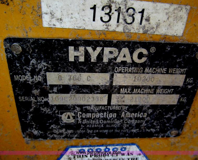 image for item E2046 Hypac C766C articulating vibratory roller