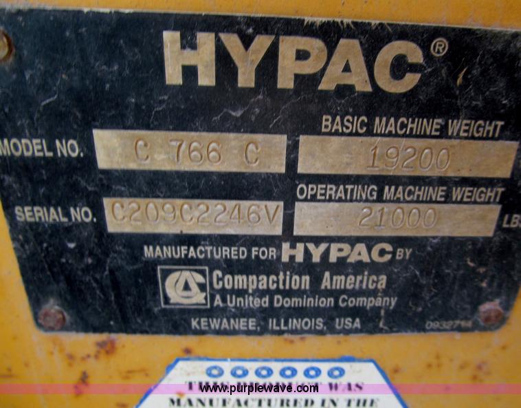 image for item E2047 Hypac C766C articulating vibratory roller