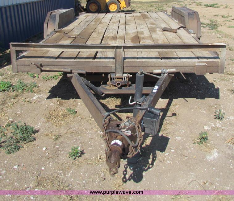 image for item N9100 2002 Star 18' equipment trailer