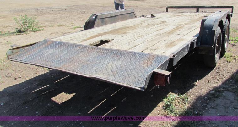 image for item N9100 2002 Star 18' equipment trailer