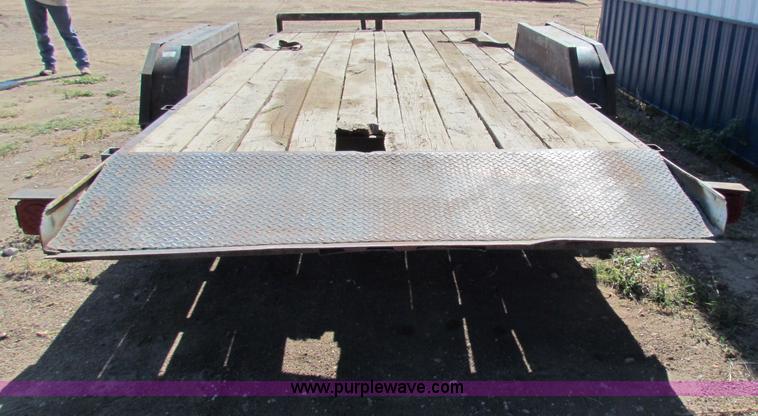 image for item N9100 2002 Star 18' equipment trailer