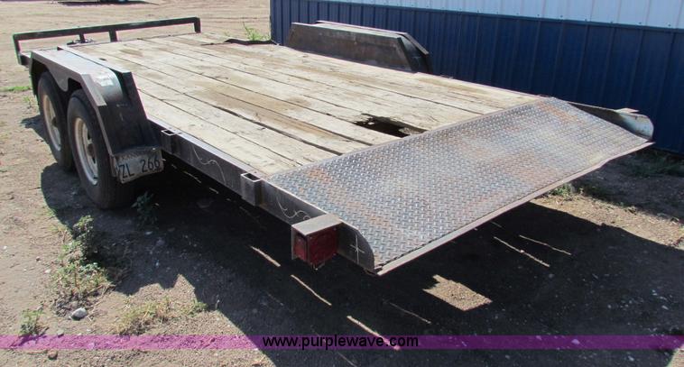image for item N9100 2002 Star 18' equipment trailer